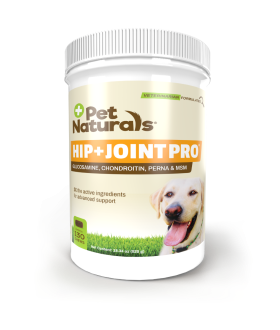Front of the Pet Naturals Hip + Joint Pro jar