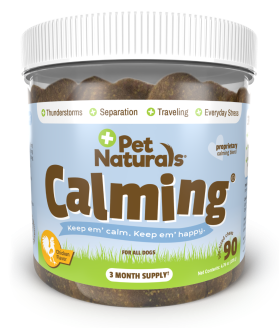 Front of the Pet Naturals Calming jar