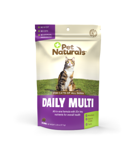 Front of the Pet Naturals Daily Multi for Cats bag