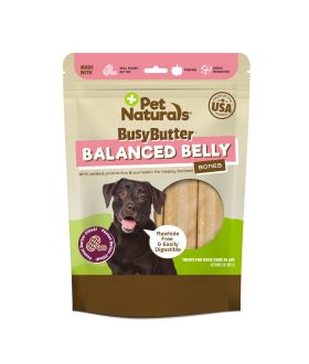 BusyButter Balanced Belly Bones medium/large dogs front package