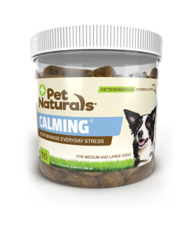 Front of the Pet Naturals Calming for Medium and Large Dogs jar
